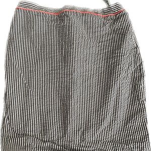 J.crew stripped pencil skirt